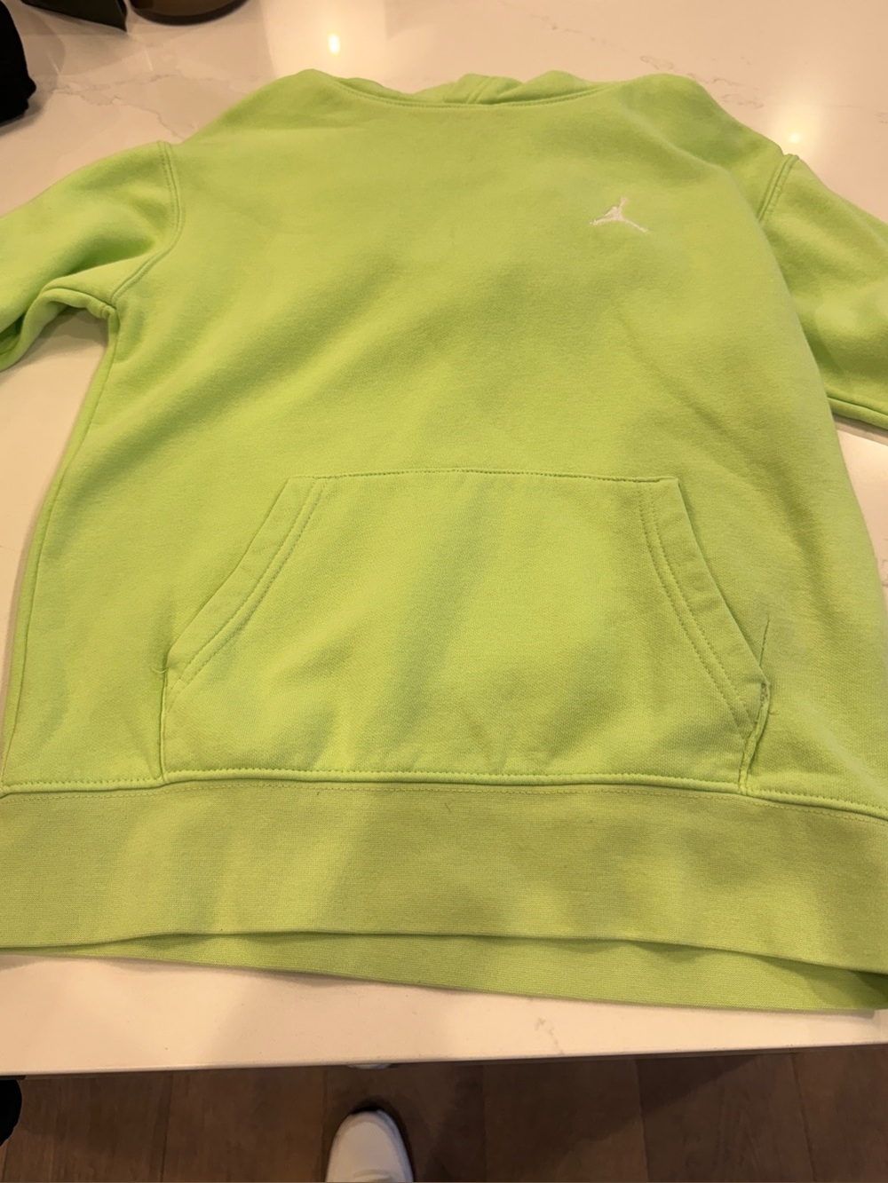 Jordan Kids Neon Green Hoodie